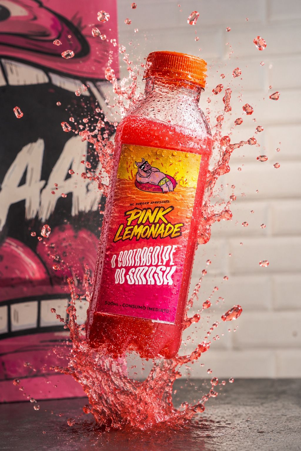 Pink Lemonade: A limonada rosa do HC, trincando de gelada.
